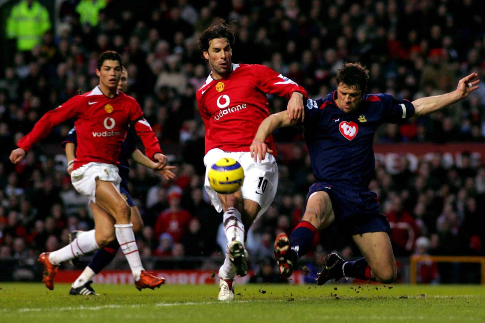Cristiano Ronaldo e Ruud Van Nistelrooy. Foto: Imago