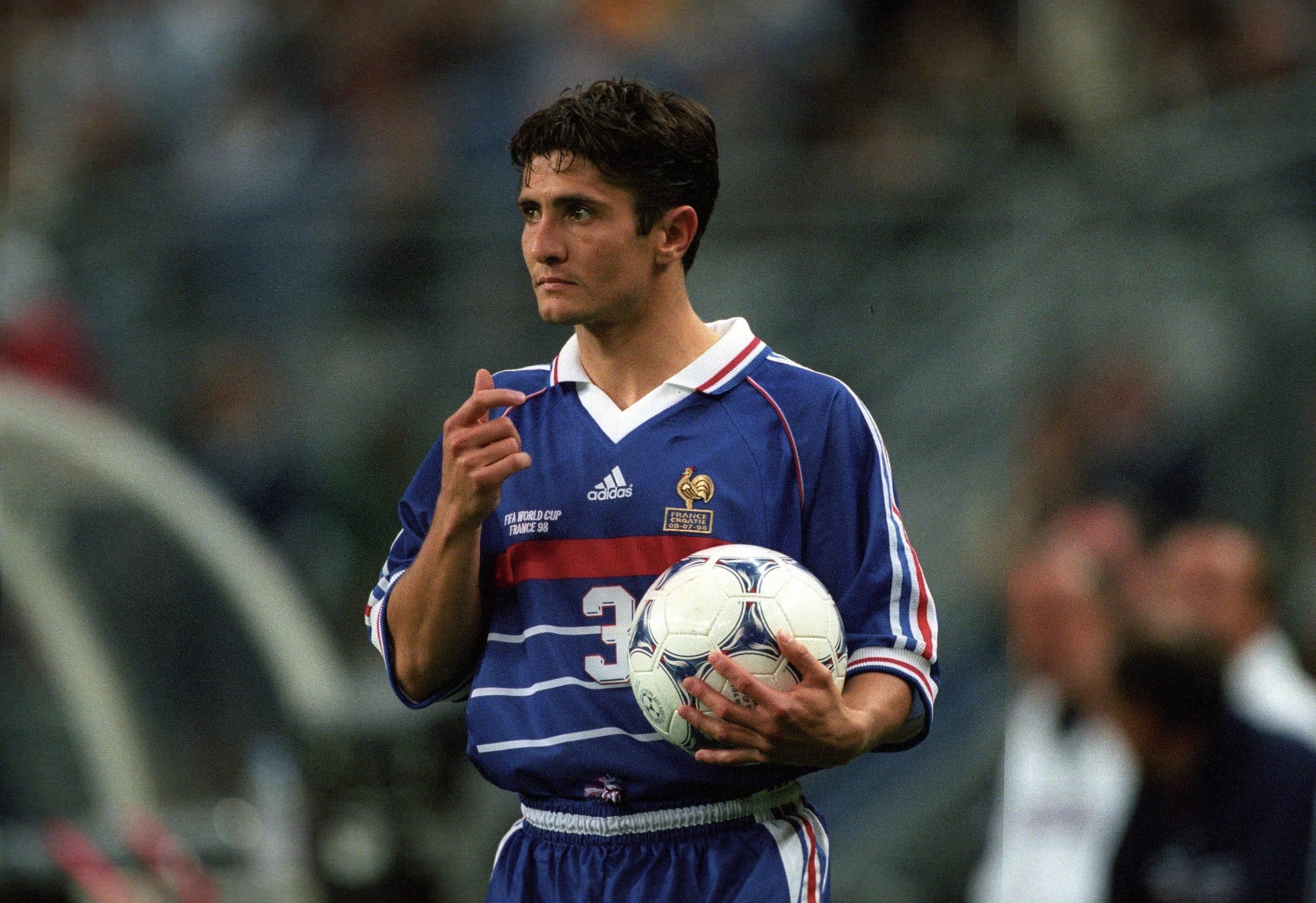 Foto: (Imago) - Michel Lizarazu pela Fran&ccedil;a em 1998