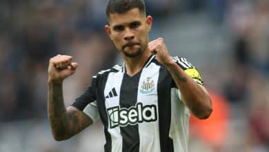 Despedida? Bruno Guimar&atilde;es marca em goleada em meio a rumores de sa&iacute;da do Newcastle