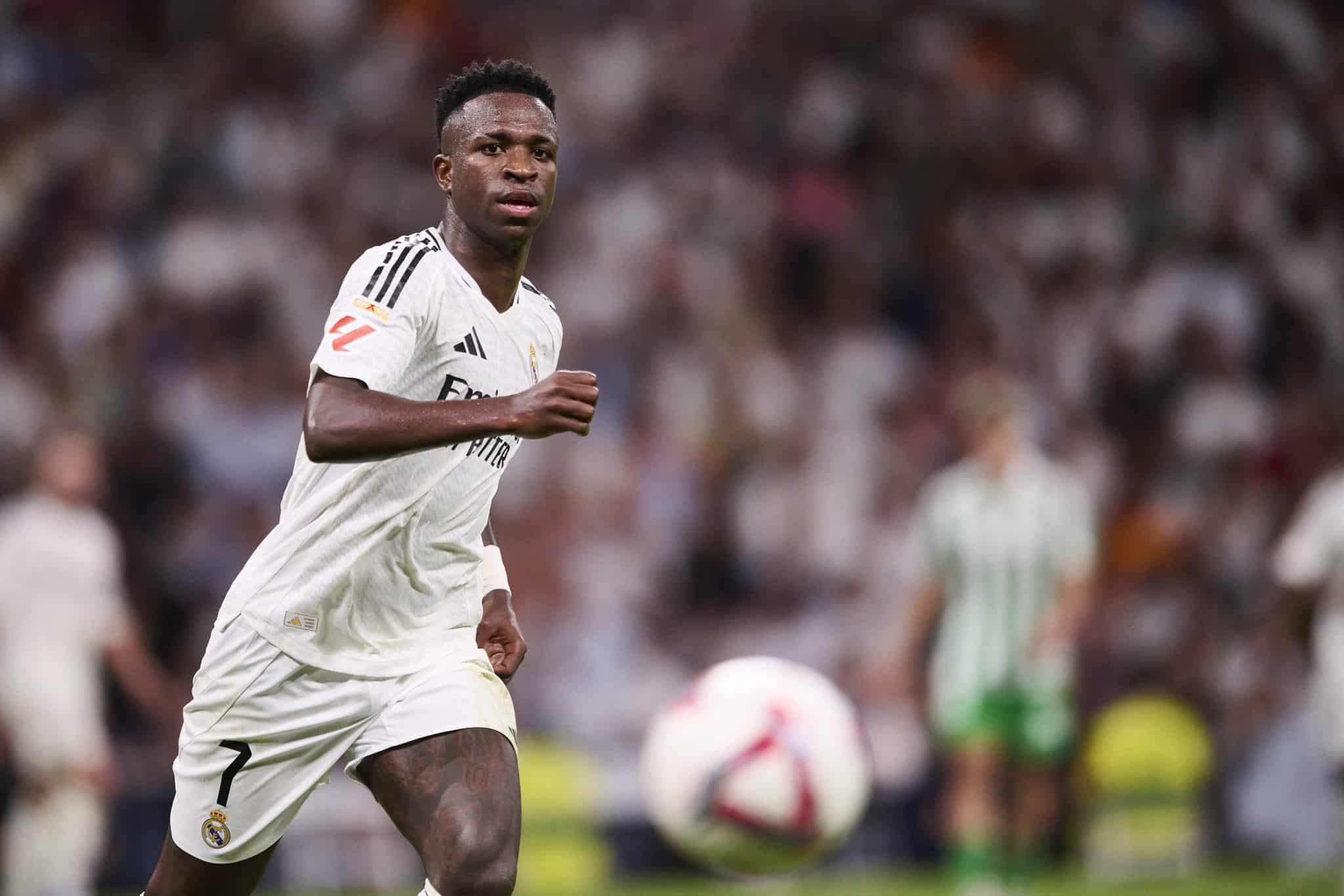 Vini Jr. em a&ccedil;&atilde;o pelo Real Madrid