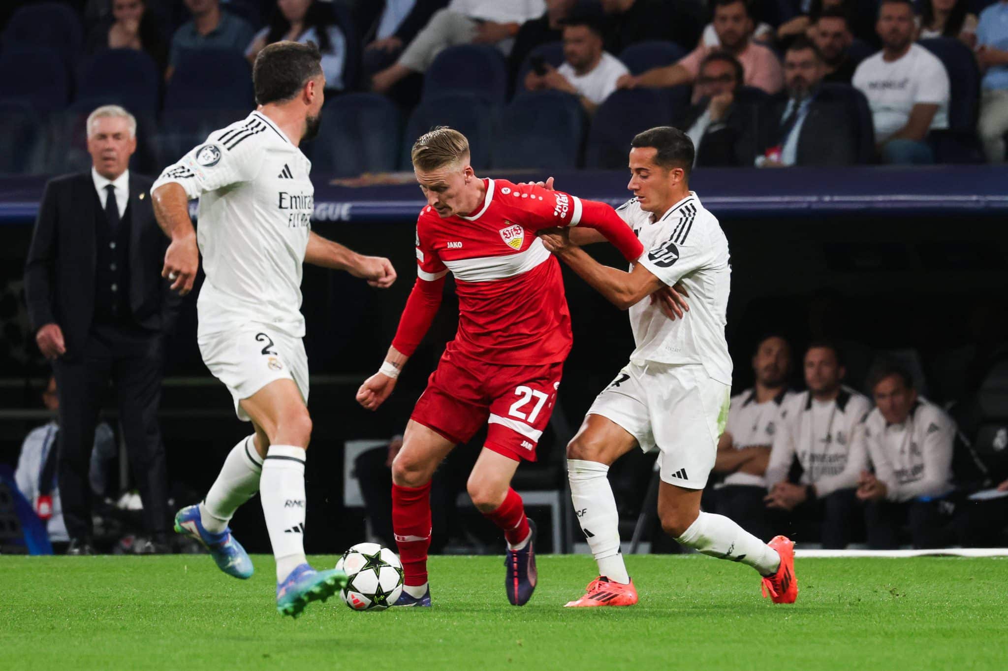 Real Madrid e Stuttgart pela 1&ordf; rodada da Champions League 24/25. Foto: Imago