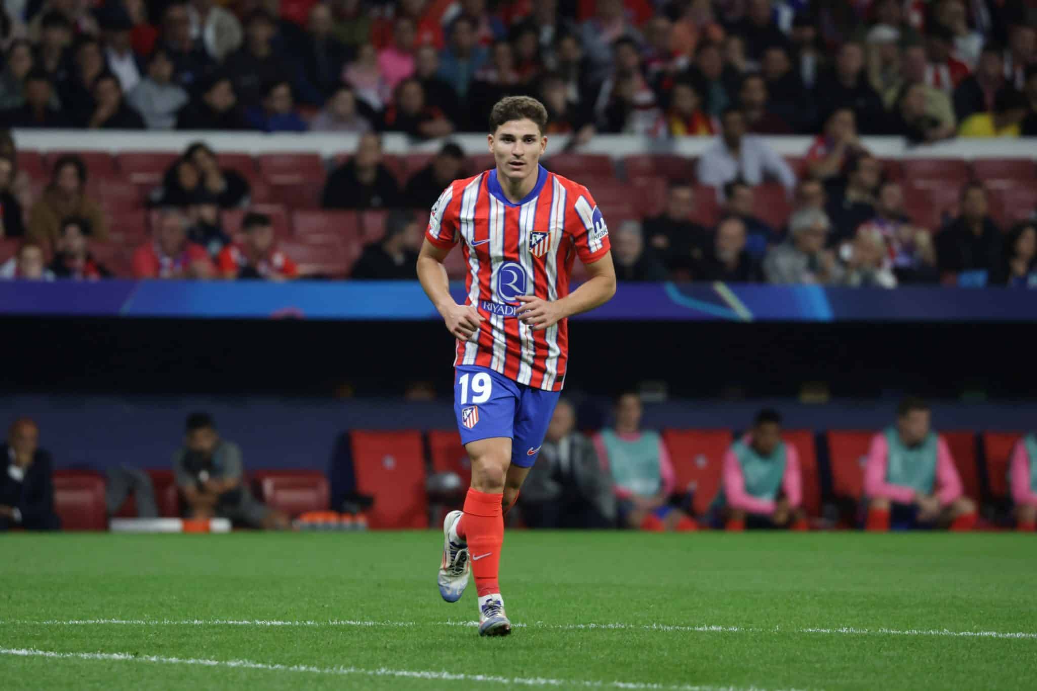 Juli&aacute;n Alvarez, do Atl&eacute;tico de Madrid. Foto: Imago