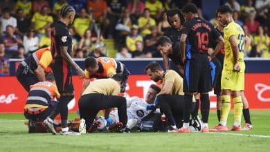 Les&atilde;o assustadora de Ter Stegen rouba a cena em goleada do Barcelona sobre o Villarreal