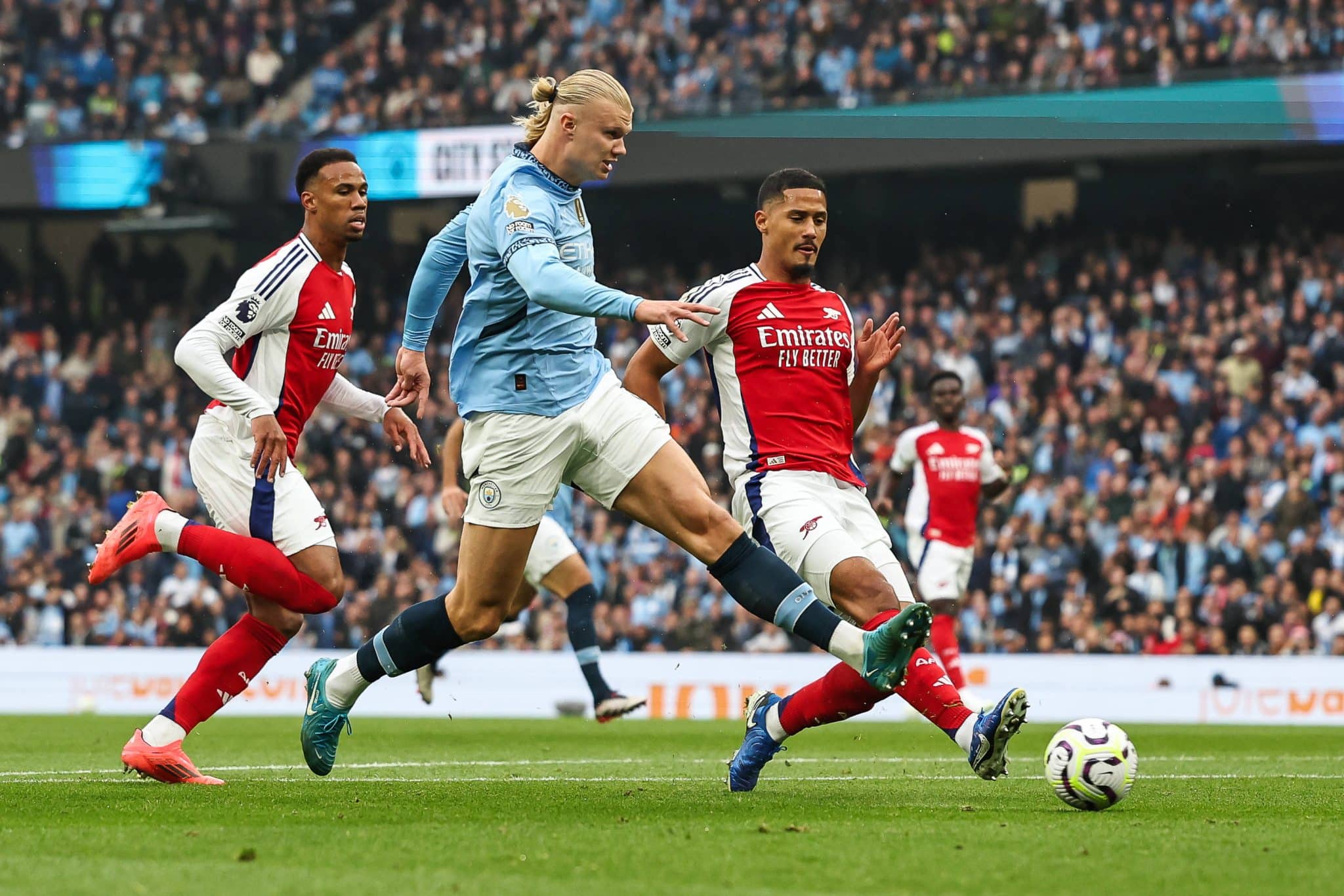 Manchester City e Arsenal. Foto: Imago