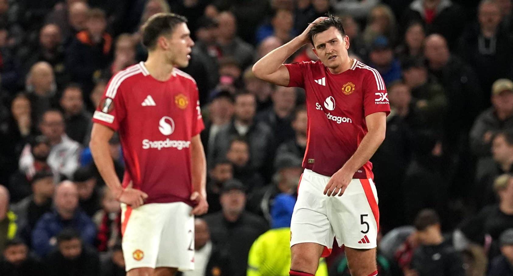 Harry Maguire n&atilde;o &eacute; unanimidade no Manchester United Foto: (Imago)