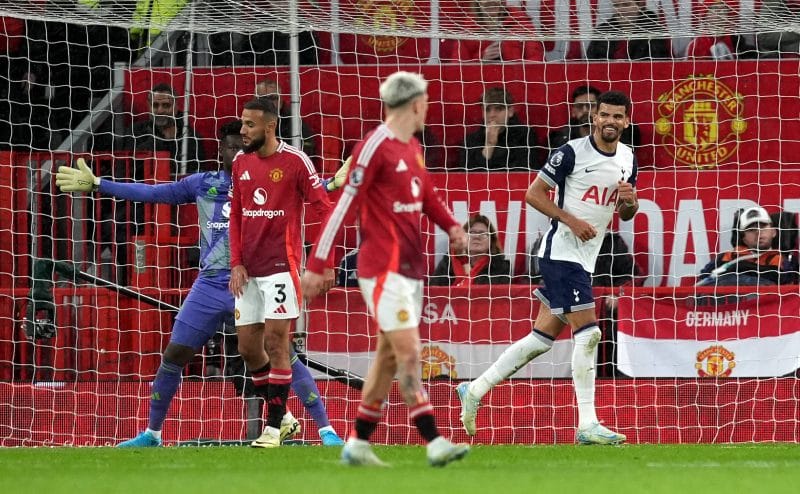 United perde para o Tottenham e tem retrospecto de time pequeno contra o Big 6