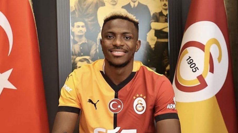 Criativo e inusitado: assim foi o an&uacute;ncio da contrata&ccedil;&atilde;o de Osimhen pelo Galatasaray