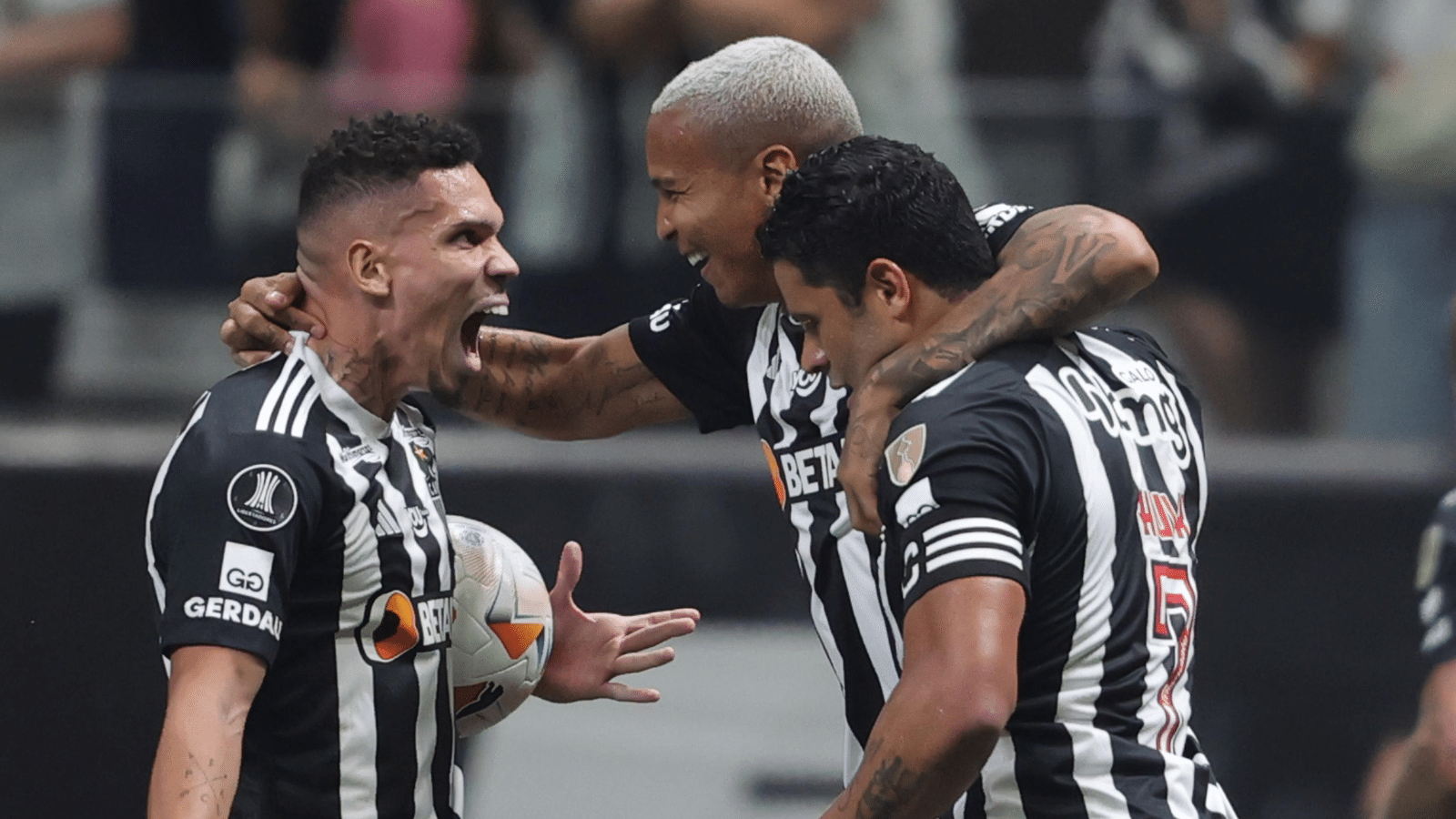 Deyverson foi o her&oacute;i do Atl&eacute;tico-MG nas quartas de final da Libertadores - Foto: Icon sport