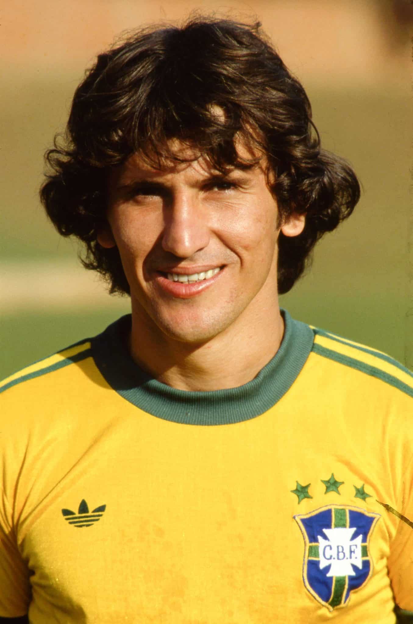 Zico pela sele&ccedil;&atilde;o brasileira em 1980