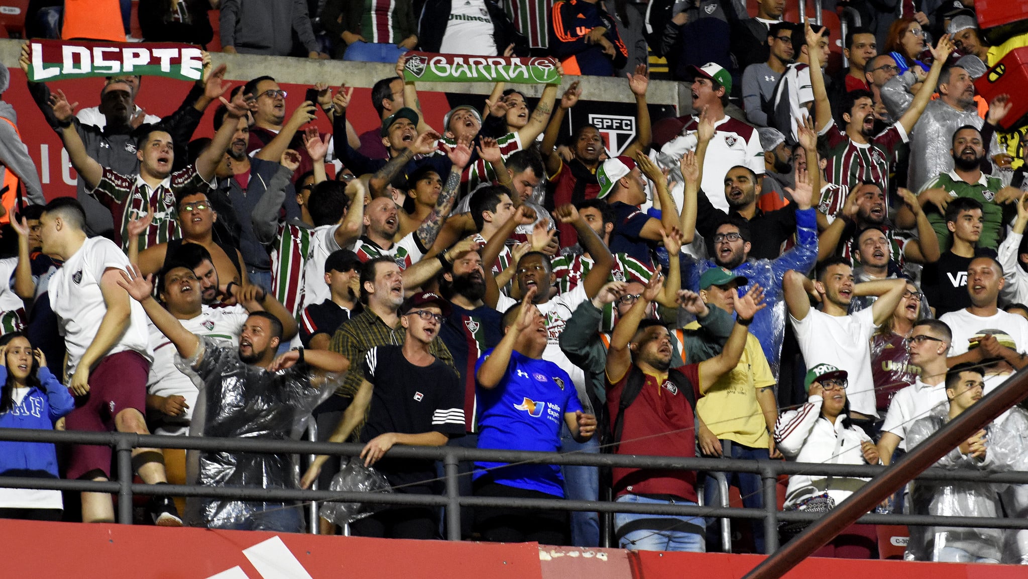 Torcida do Fluminense aplaudiu e cantou nome de Fernando Diniz no Morumbi em 2019 - Foto: Mailson Santana/FFC