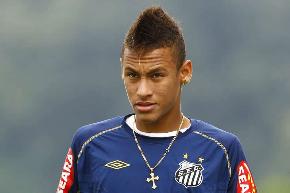 Foto: (Ricardo Saibun/Santos FC) - Neymar pelo Santos