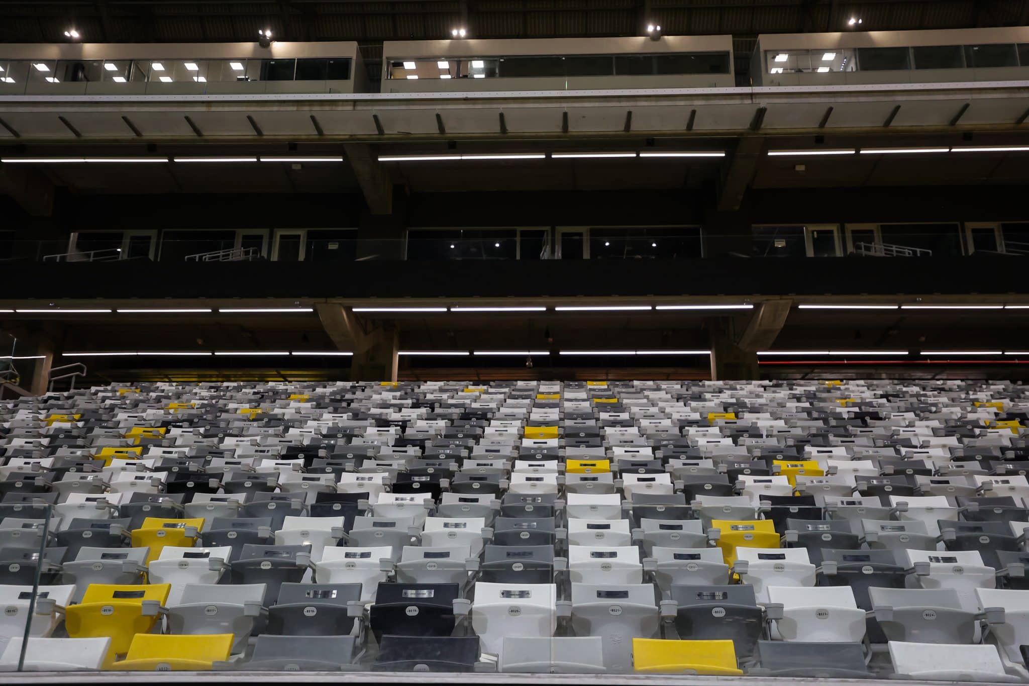 Setor de cativas na Arena MRV