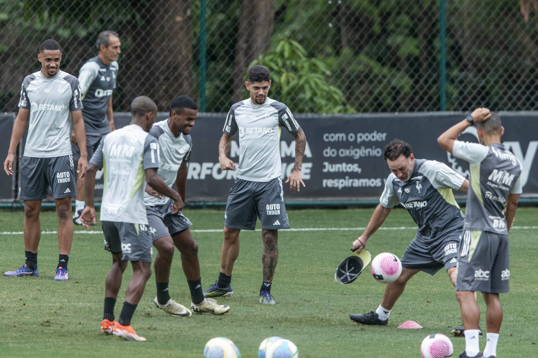 Treino do Atlético na Cidade do Galo visando o Brasileiro