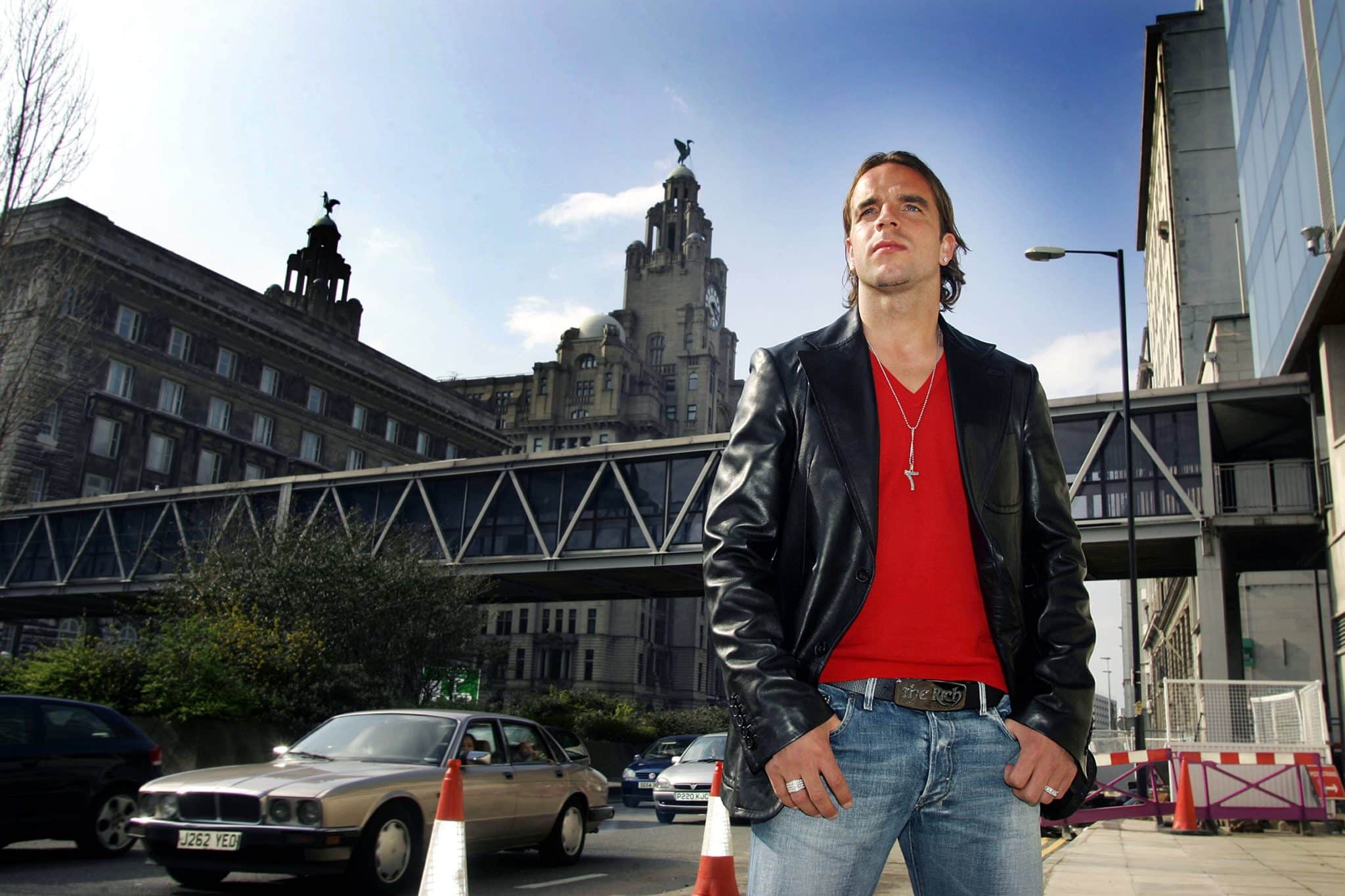 Andy van der Meyde, em Liverpool, em 2006 