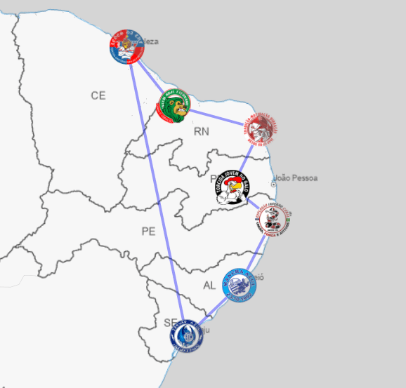 Mapa do Observat&oacute;rio Social do Futebol da Lado A