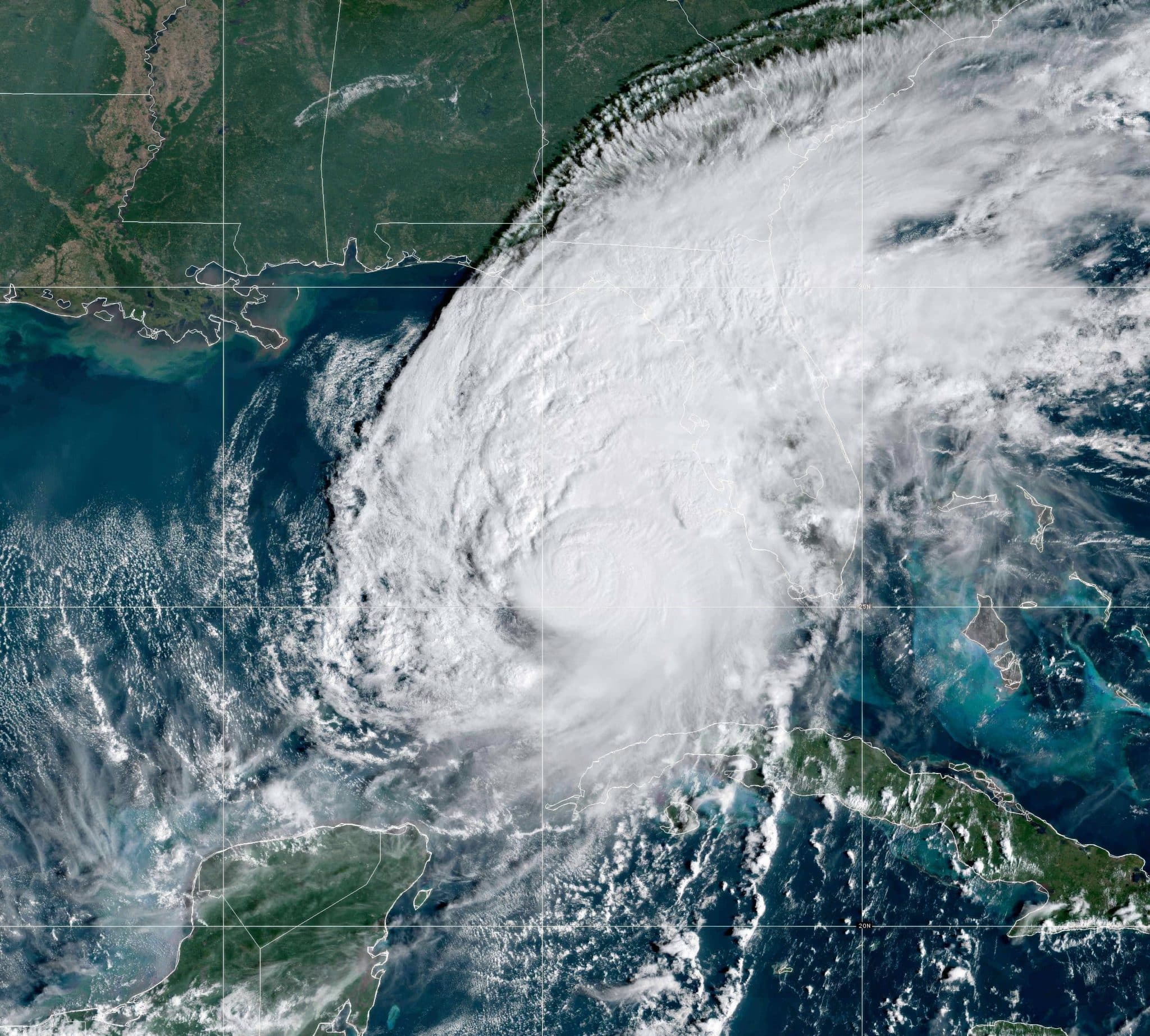 Furacão Milton ganhou força ao passar pelo Golfo do México em decorrência de temperatura acima da média das águas da região