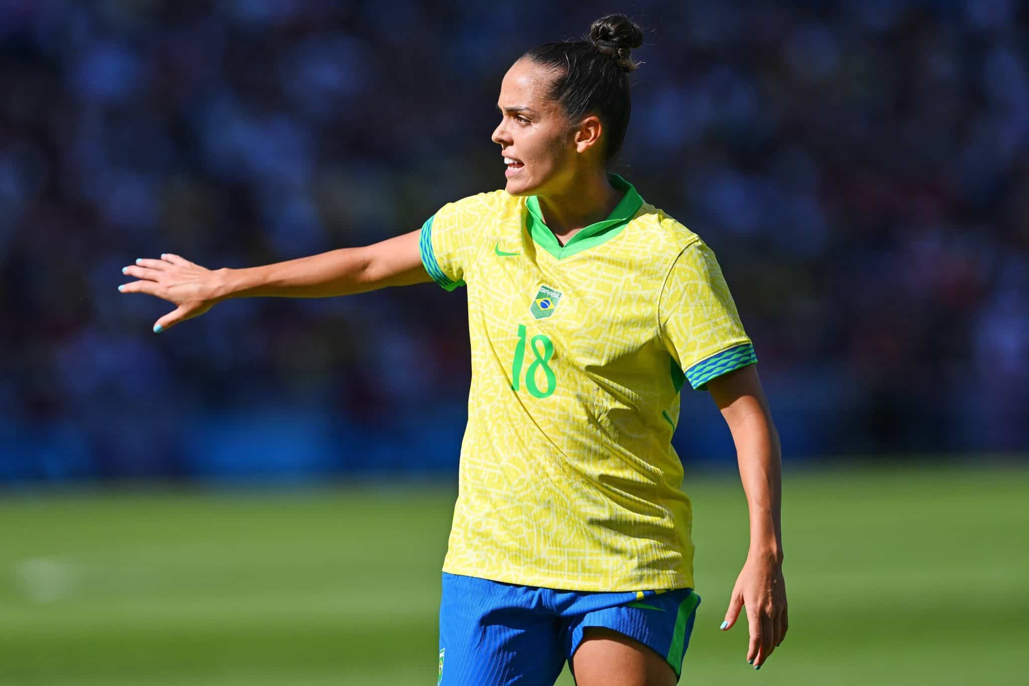 Gabi Portilho, do Corinthians e Sele&ccedil;&atilde;o Brasileira, teve posi&ccedil;&atilde;o de destaque na premia&ccedil;&atilde;o de melhor jogadora de futebol do mundo
