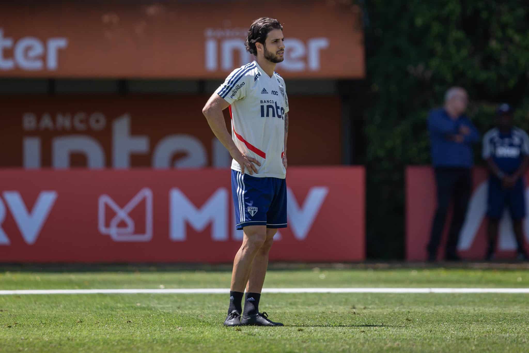 Hudson em 2019, quando foi comandado por Fernando Diniz, no São Paulo