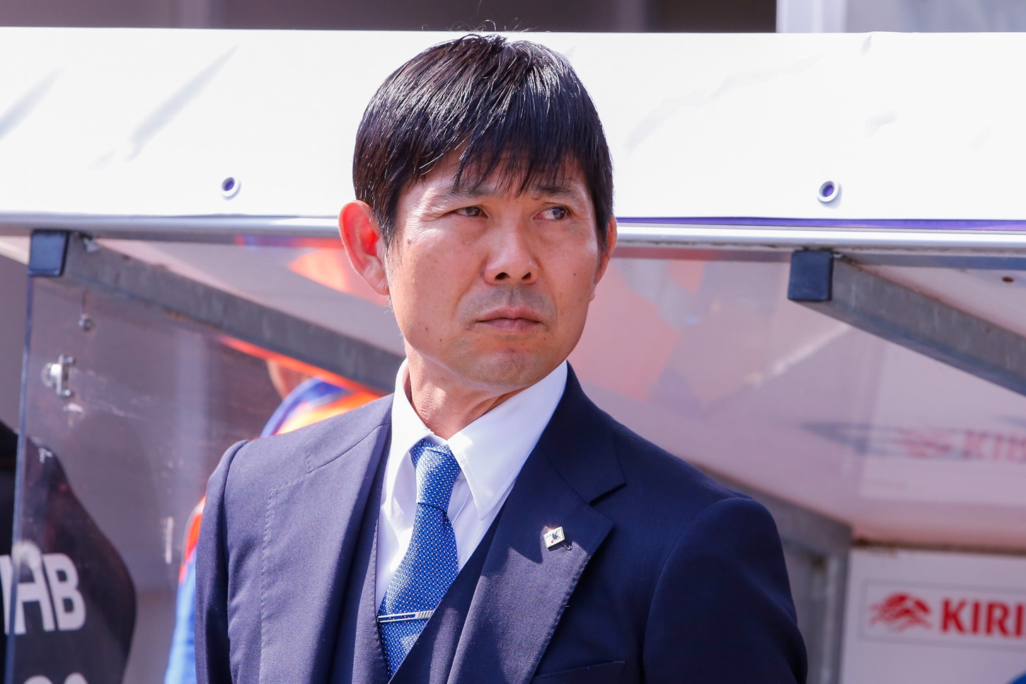 Hajime Moriyasu, t&eacute;cnico do Jap&atilde;o. Foto: Icon Sport