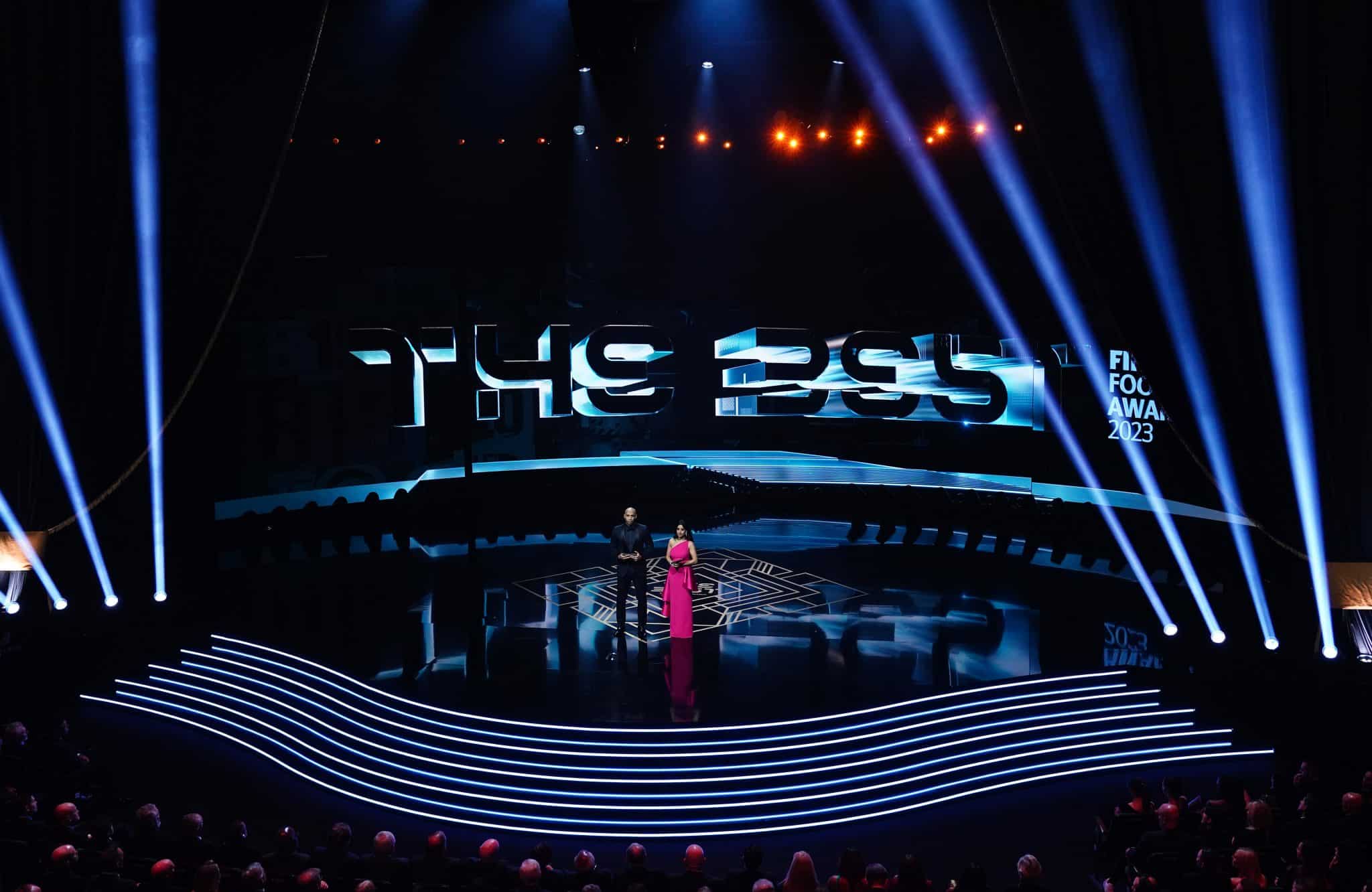 Pr&ecirc;mio Fifa The Best, em janeiro de 2024, na cidade de Londres. Foto: Icon Sport