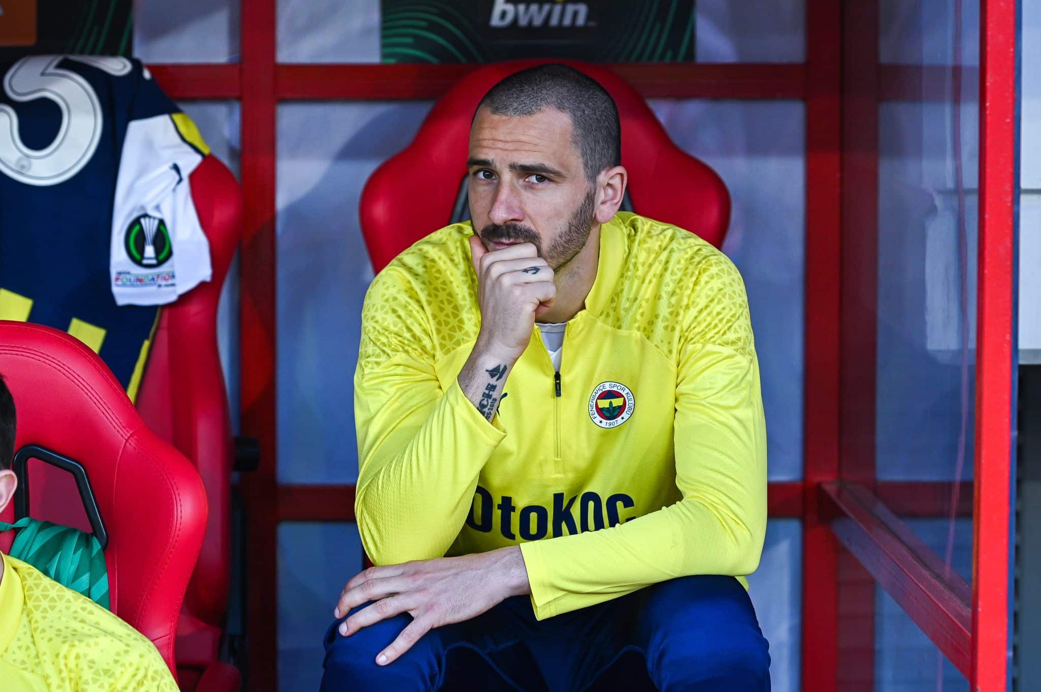 Na temporada 2023/24, Bonucci encerrou sua carreira no Fenerbah&ccedil;e, da Turquia. Foto: Icon Sport