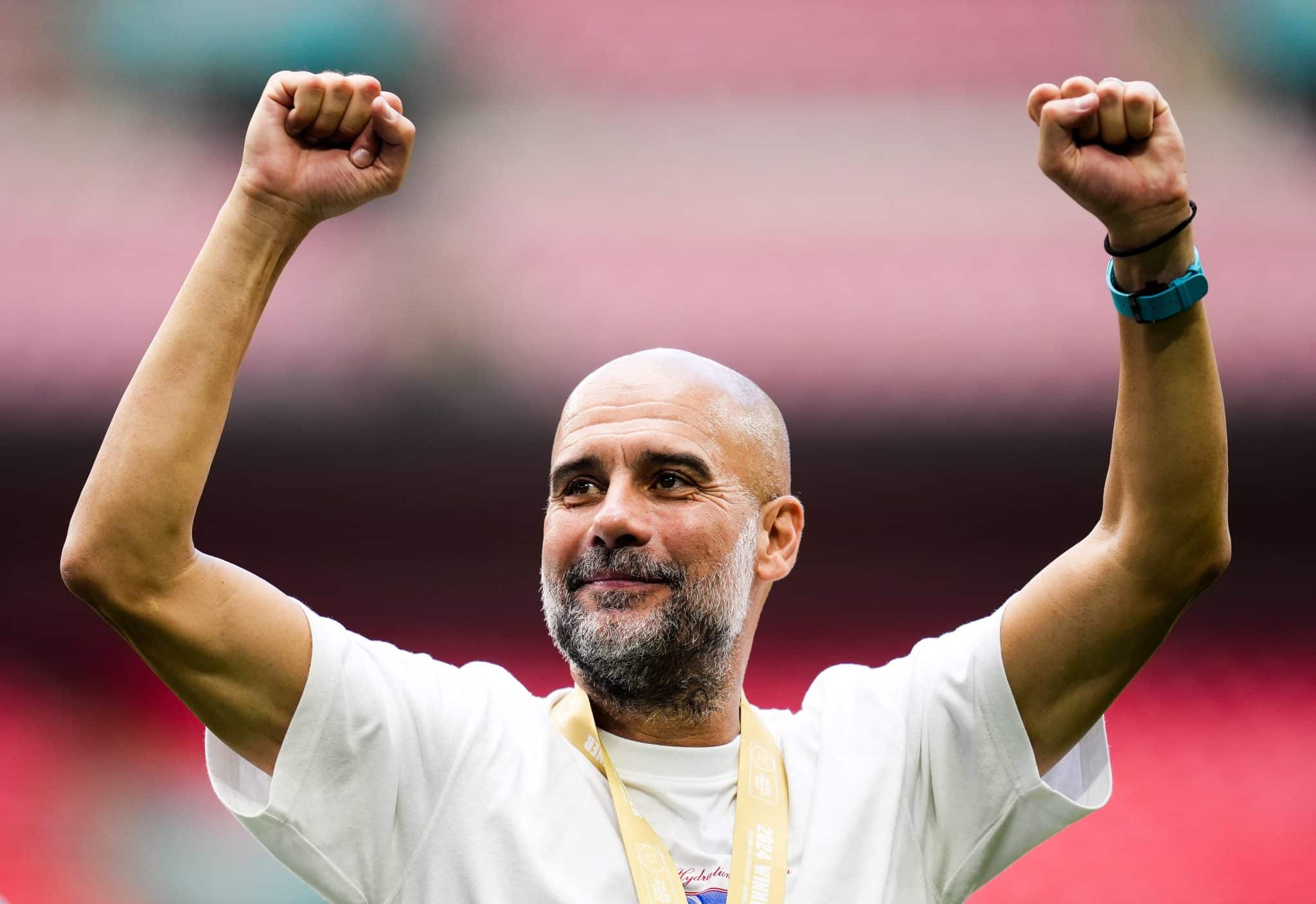 Pep Guardiola, t&eacute;cnico do Manchester City. Foto: Icon Sport