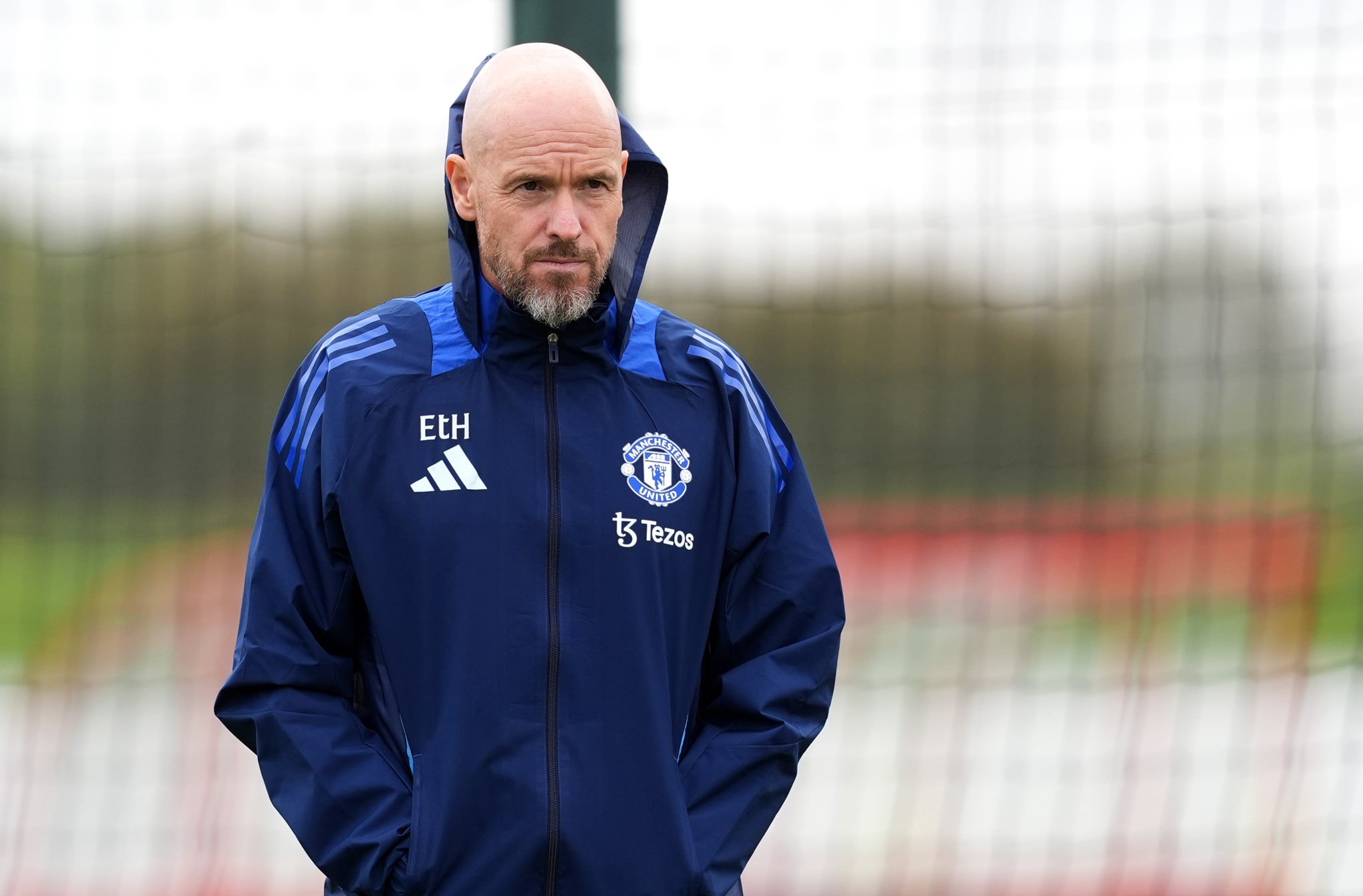 Erik ten Hag, t&eacute;cnico do Manchester United. Foto: Icon Sport