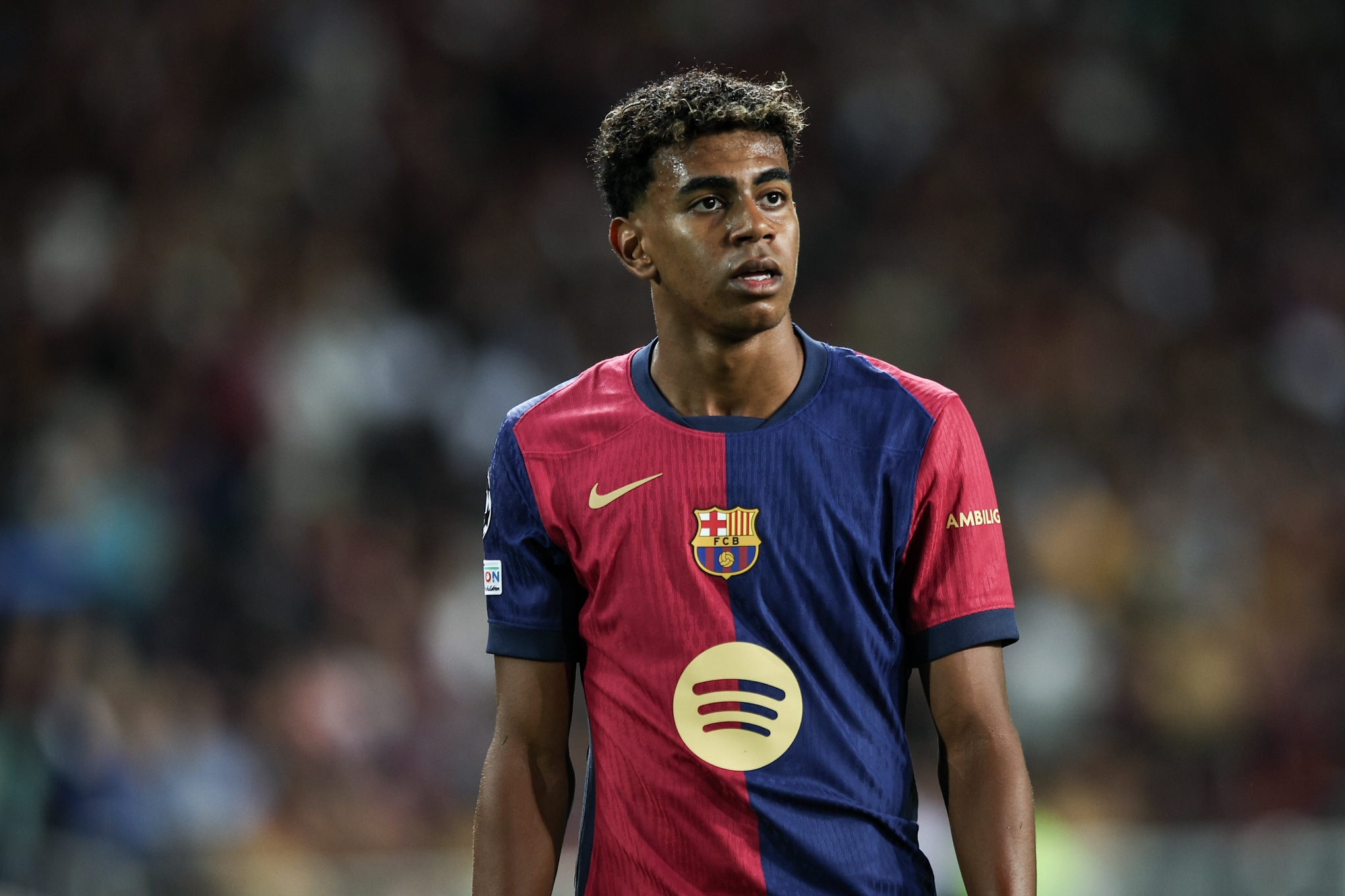 Lamine Yamal, atacante do Barcelona. Foto: Icon Sport