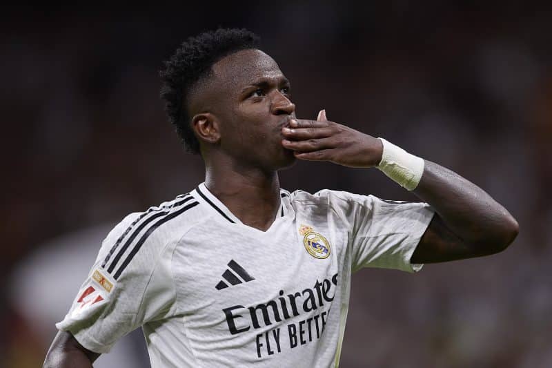 Vin&iacute;cius J&uacute;nior pelo Real Madrid. Foto: Icon Sport