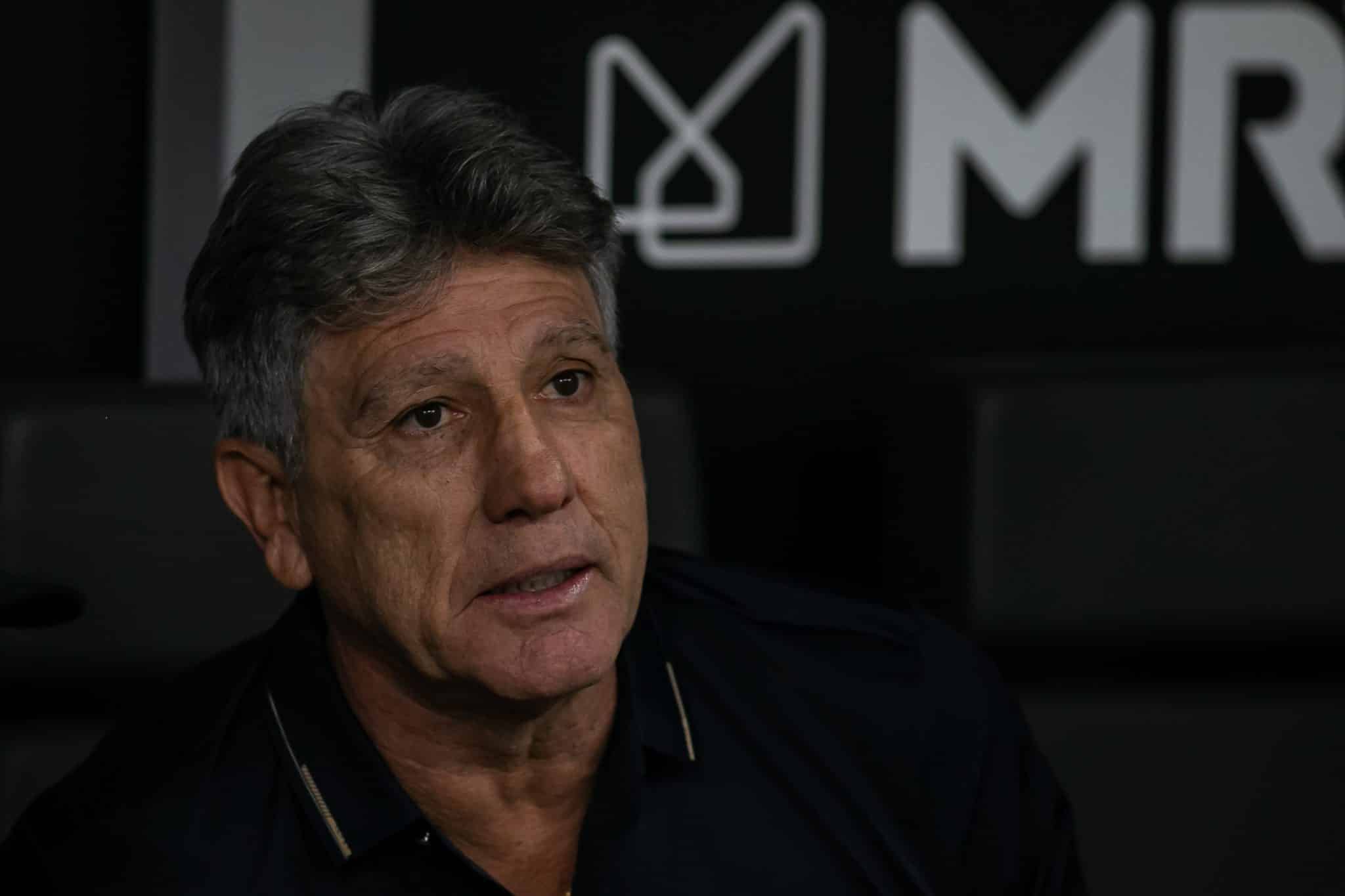 Renato Portaluppi durante o jogo entre Atl&eacute;tico-MG e Gr&ecirc;mio