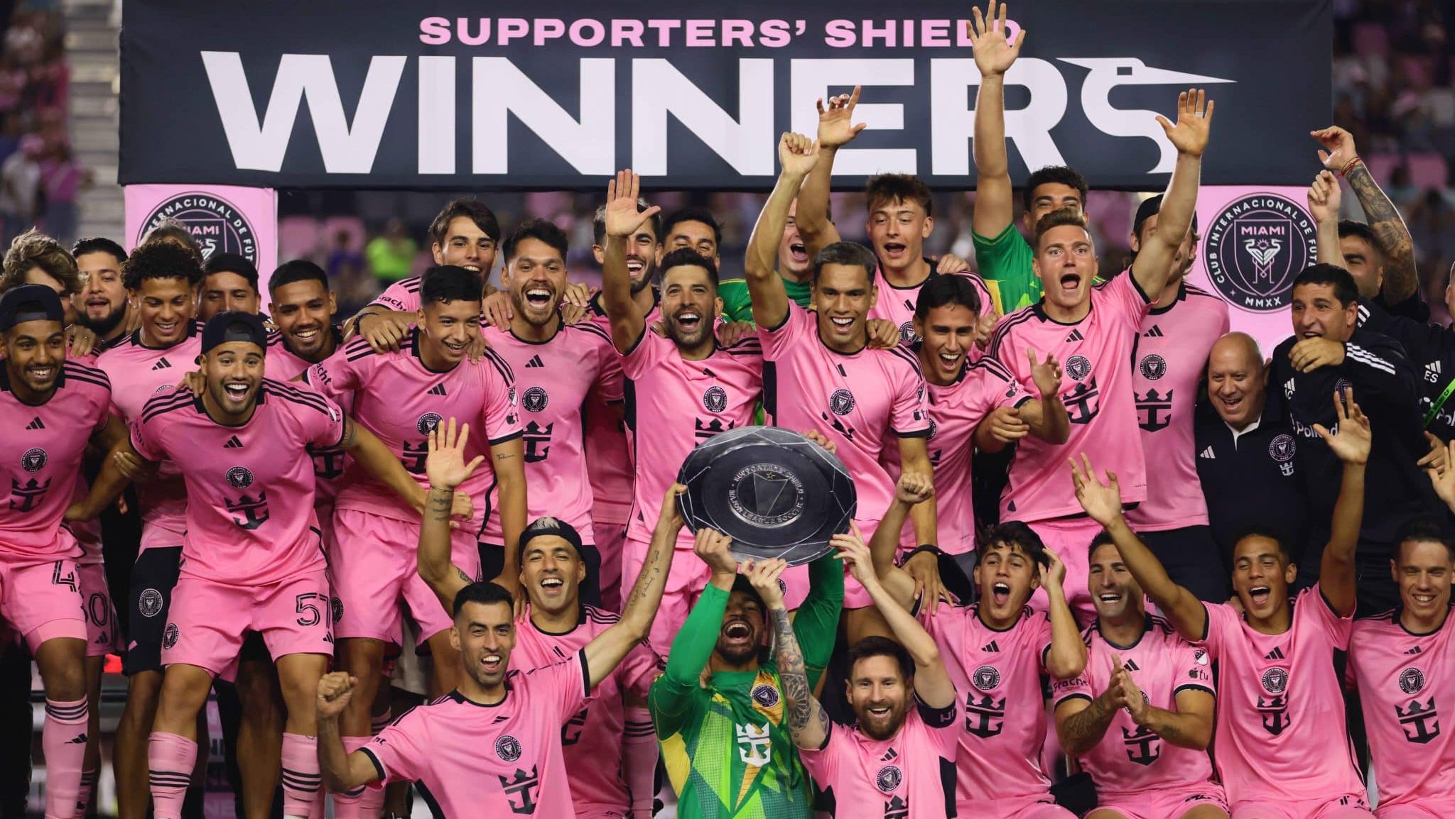 Foto: (IconSport) - Inter Miami, campe&atilde;o da Supporters' Shield