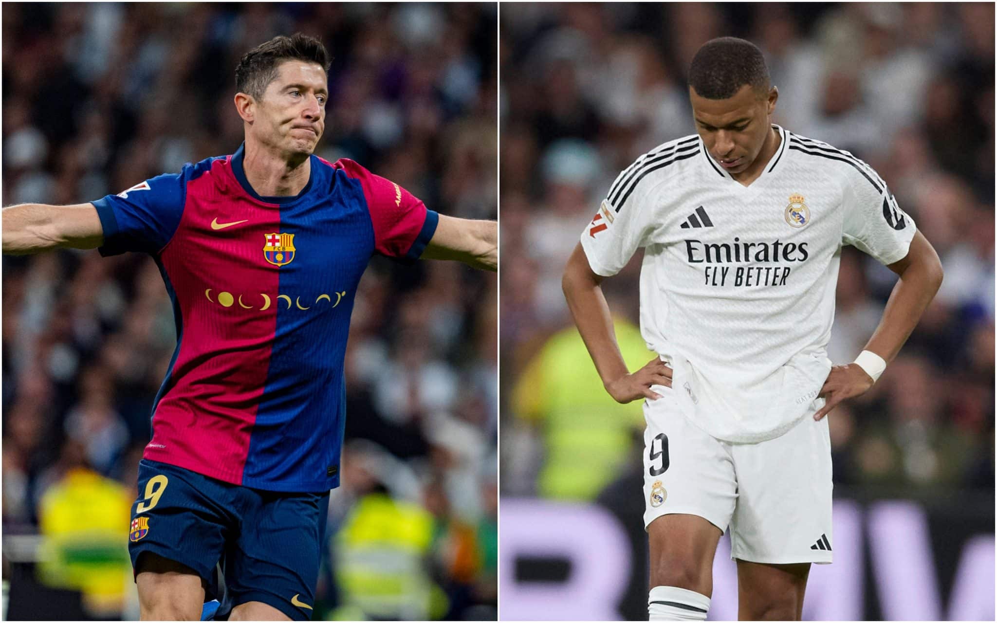 Mbapp&eacute; n&atilde;o fez, mas Lewandowski sim: o detalhe que fez o Barcelona golear o Real Madrid