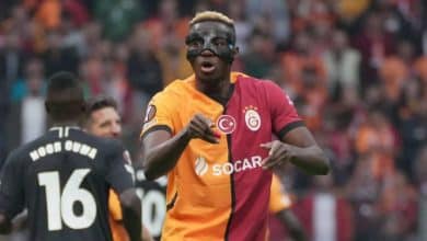 Osimhen encara jejum inc&ocirc;modo na Liga Europa, apesar de chuva de gols em Istambul