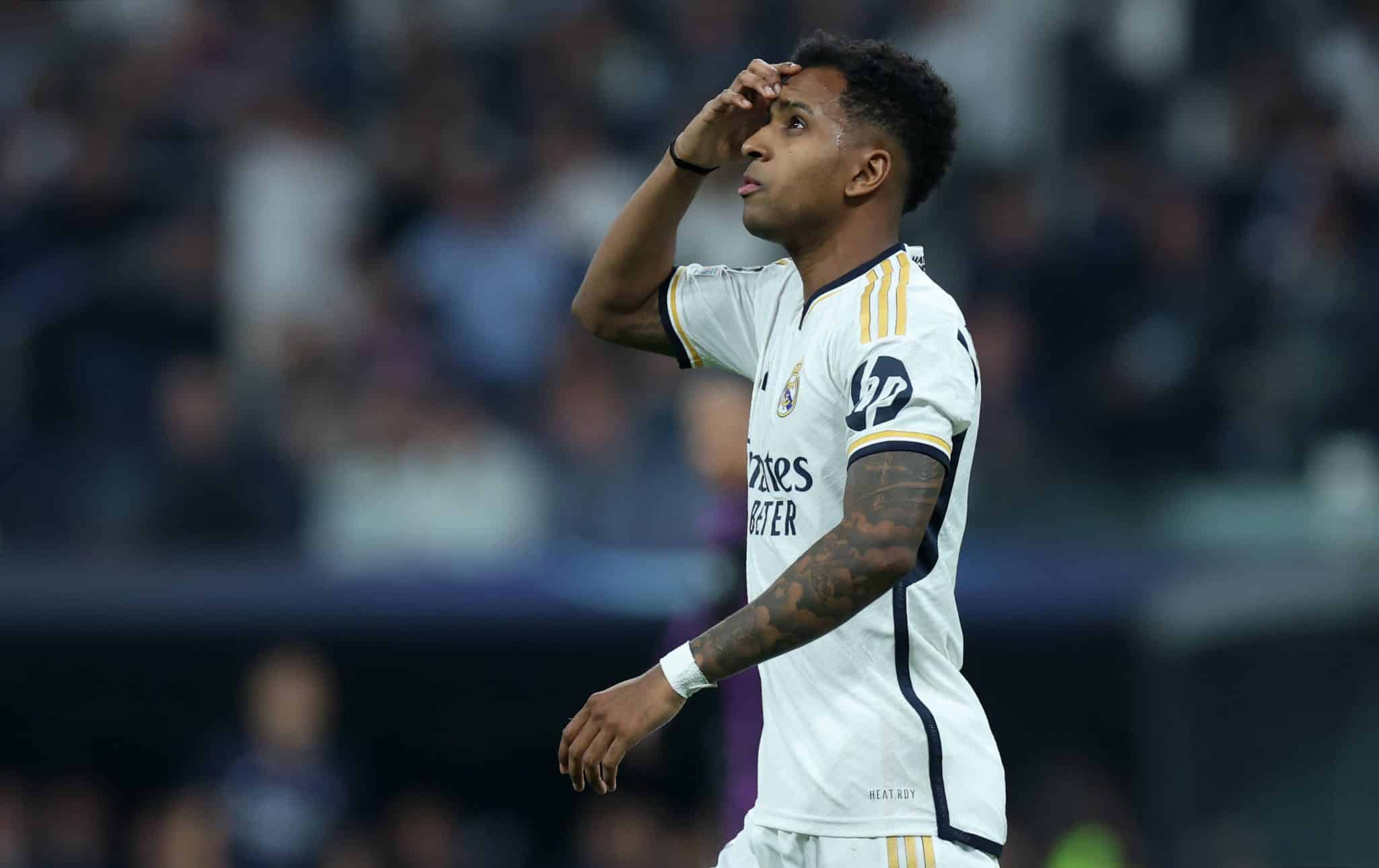 Rodrygo est&aacute; em baixa no Real Madrid Foto: (Imago)