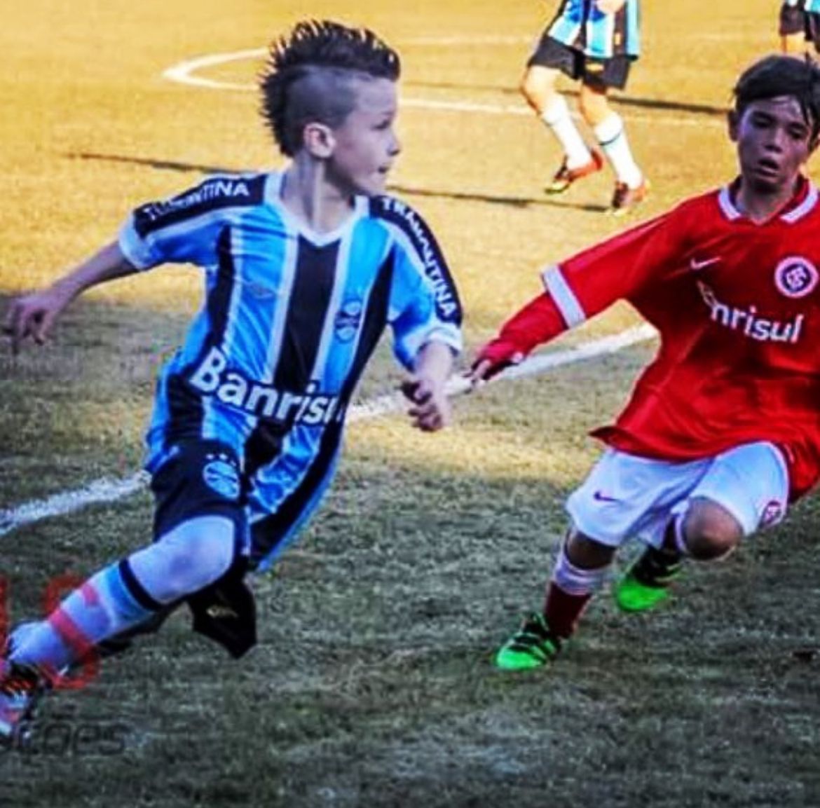 Igor Serrote em Gre-Nal pelas categorias de base em 2016