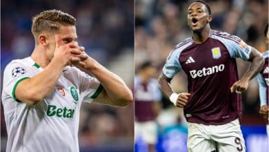 Artilheiros subestimados da Europa garantem vit&oacute;rias de Sporting e Villa na Champions