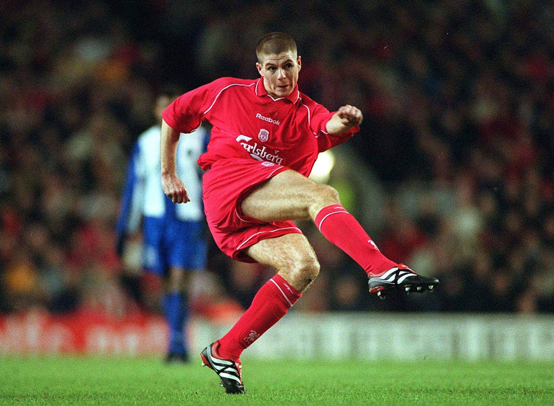 Steven Gerrard, 2001. Foto: Imago