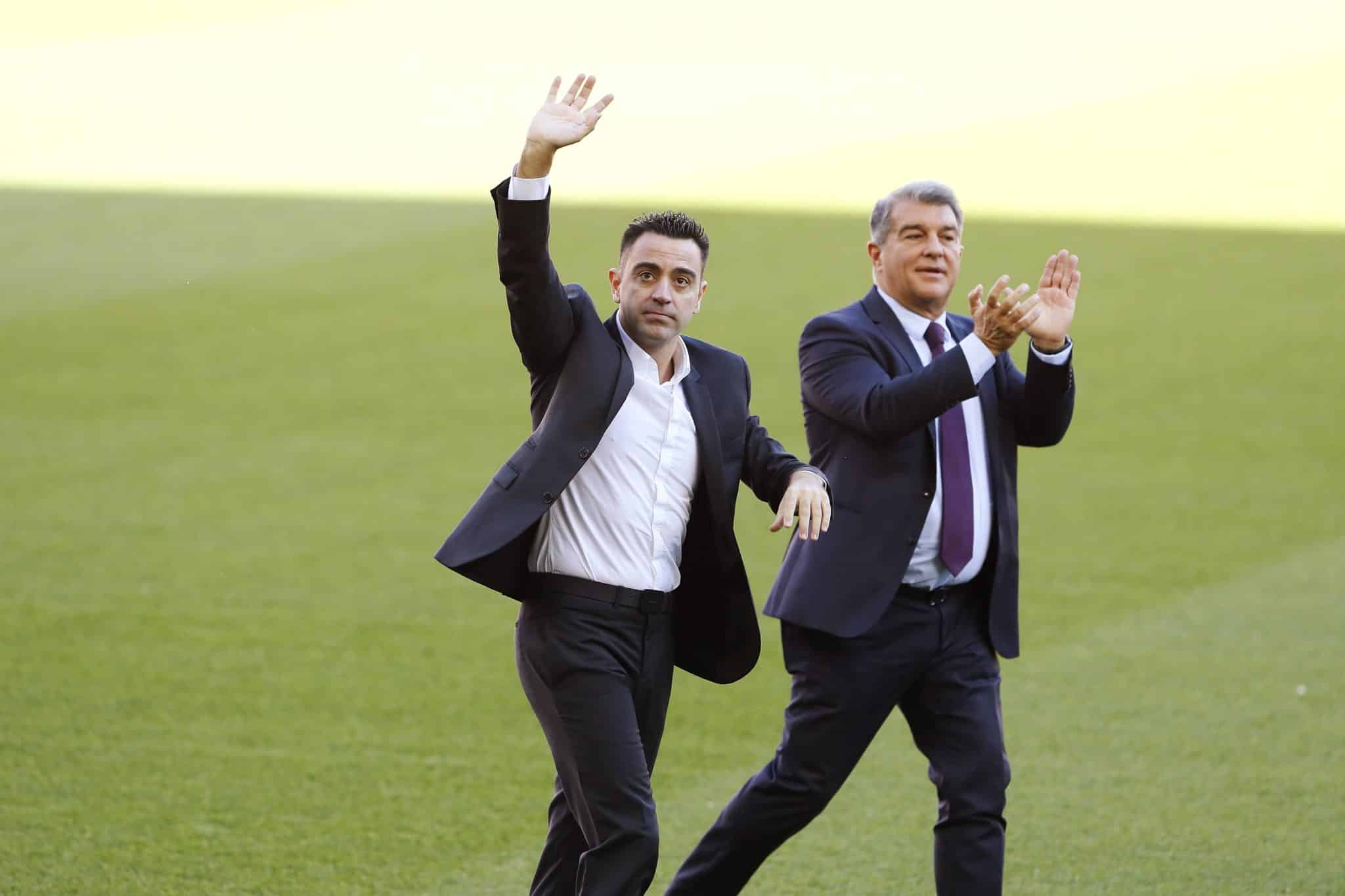 Joan Laporta e Xavi 