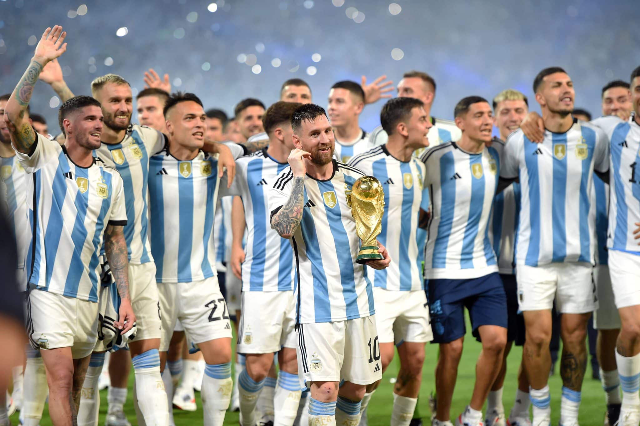 Foto: (Imago) - Lionel Messi, campe&atilde;o do mundo com a sele&ccedil;&atilde;o argentina
