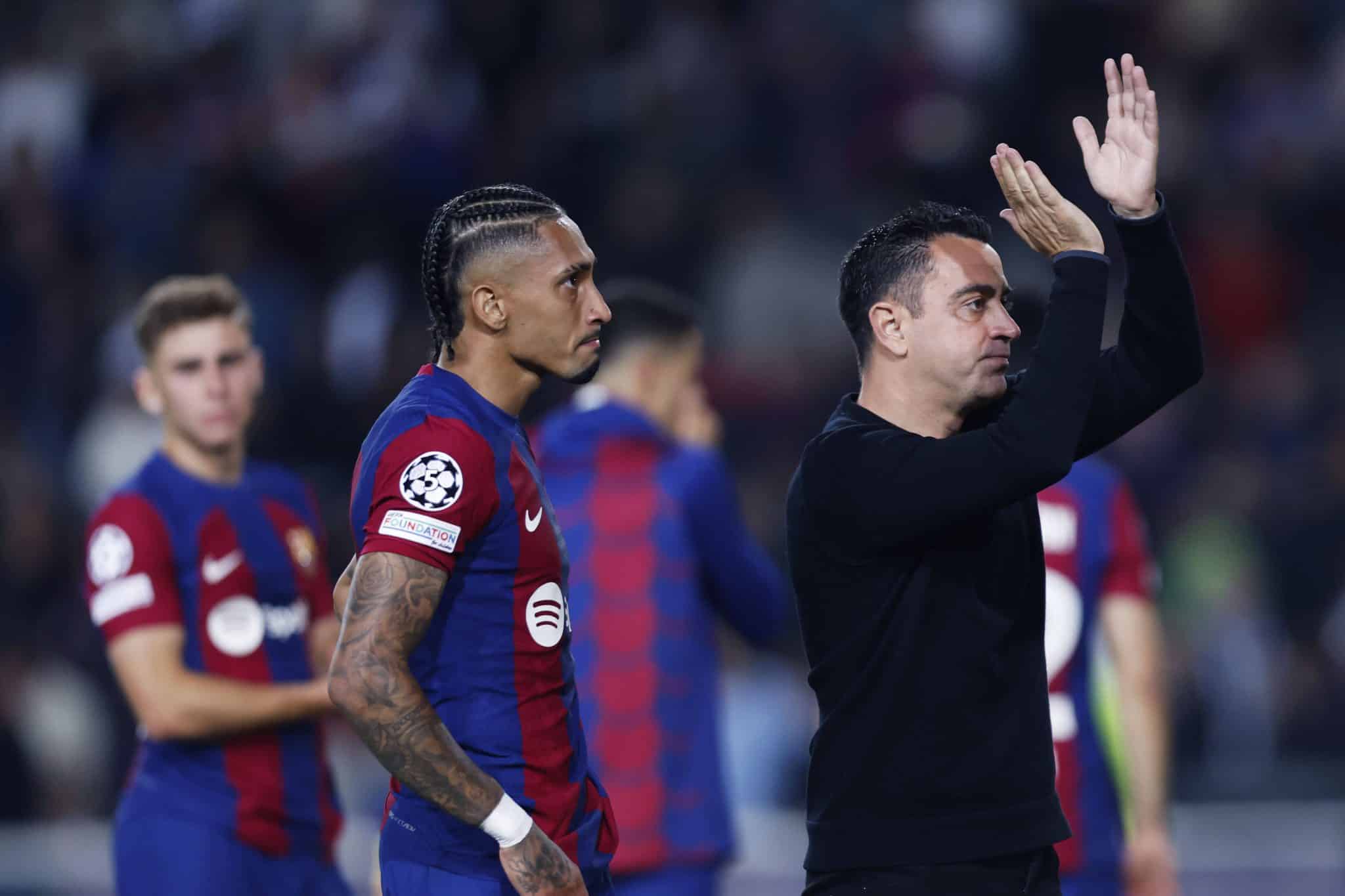 Foto: (Imago) - Raphinha n&atilde;o foi bem aproveitado por Xavi no Barcelona