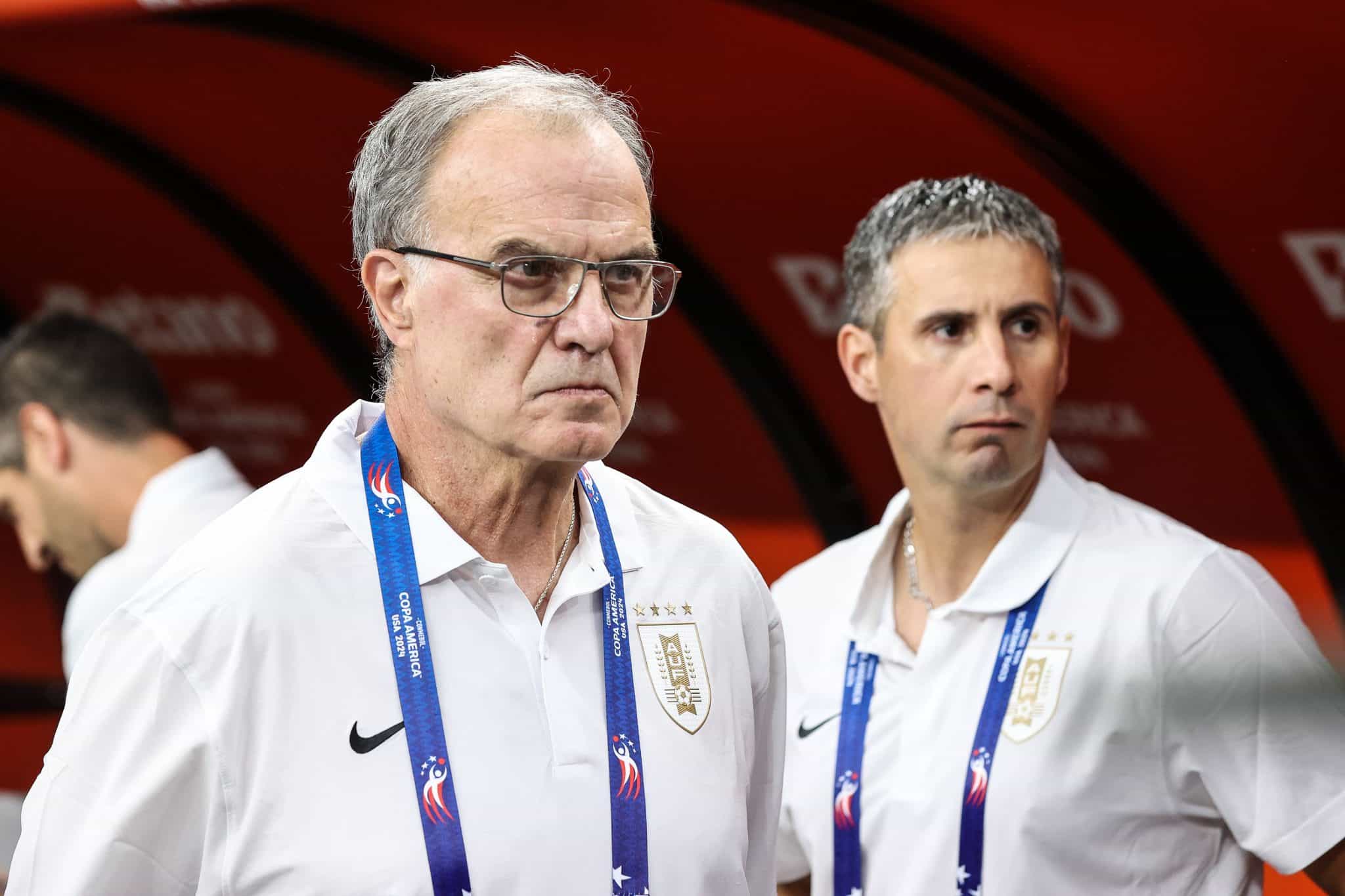 Marcelo Bielsa, t&eacute;cnico do Uruguai. Foto: Imago