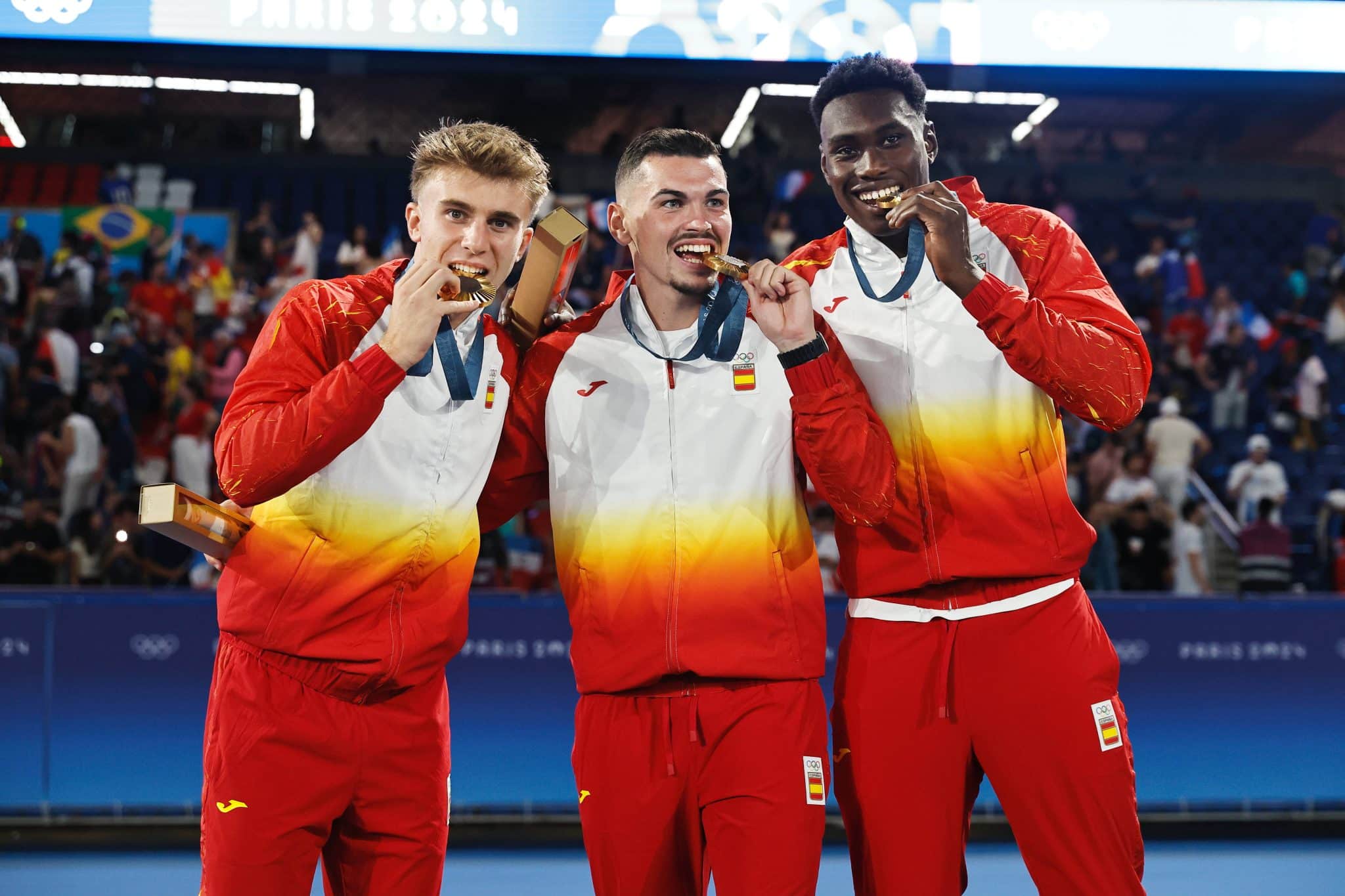 Foto: (Imago) - Samu Omorodion, campe&atilde;o ol&iacute;mpico com a Espanha