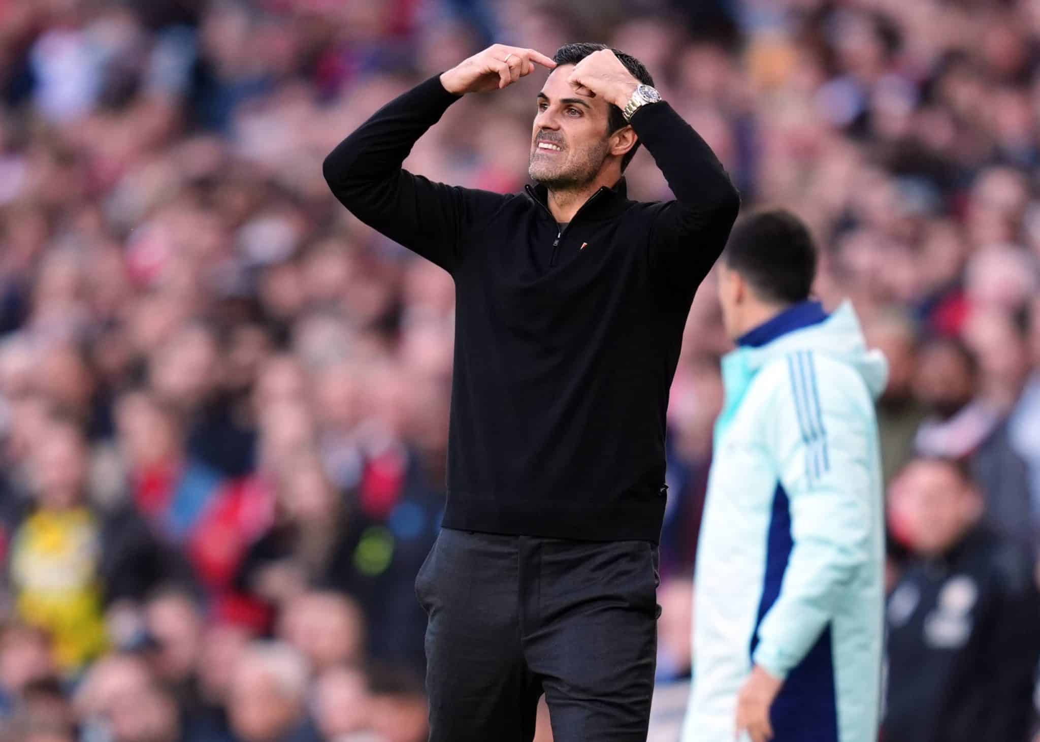 Mikel Arteta, t&eacute;cnico do Arsenal