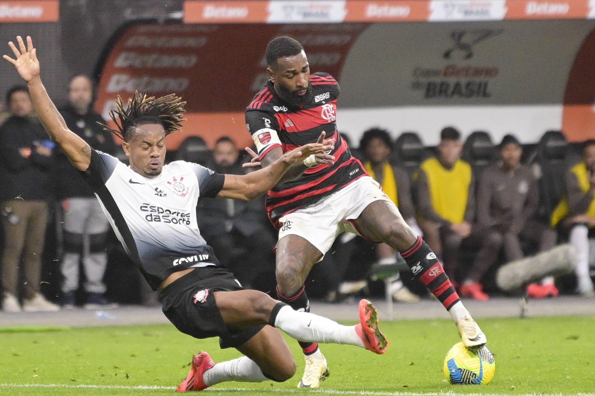 Andr&eacute; Carrillo Corinthians Flamengo Seminfinal Copa Brasil 2024