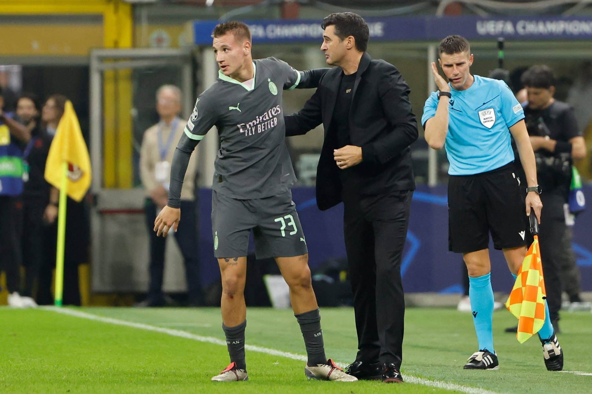 Paulo Fonseca e Francesco Camarda. Foto: Imago