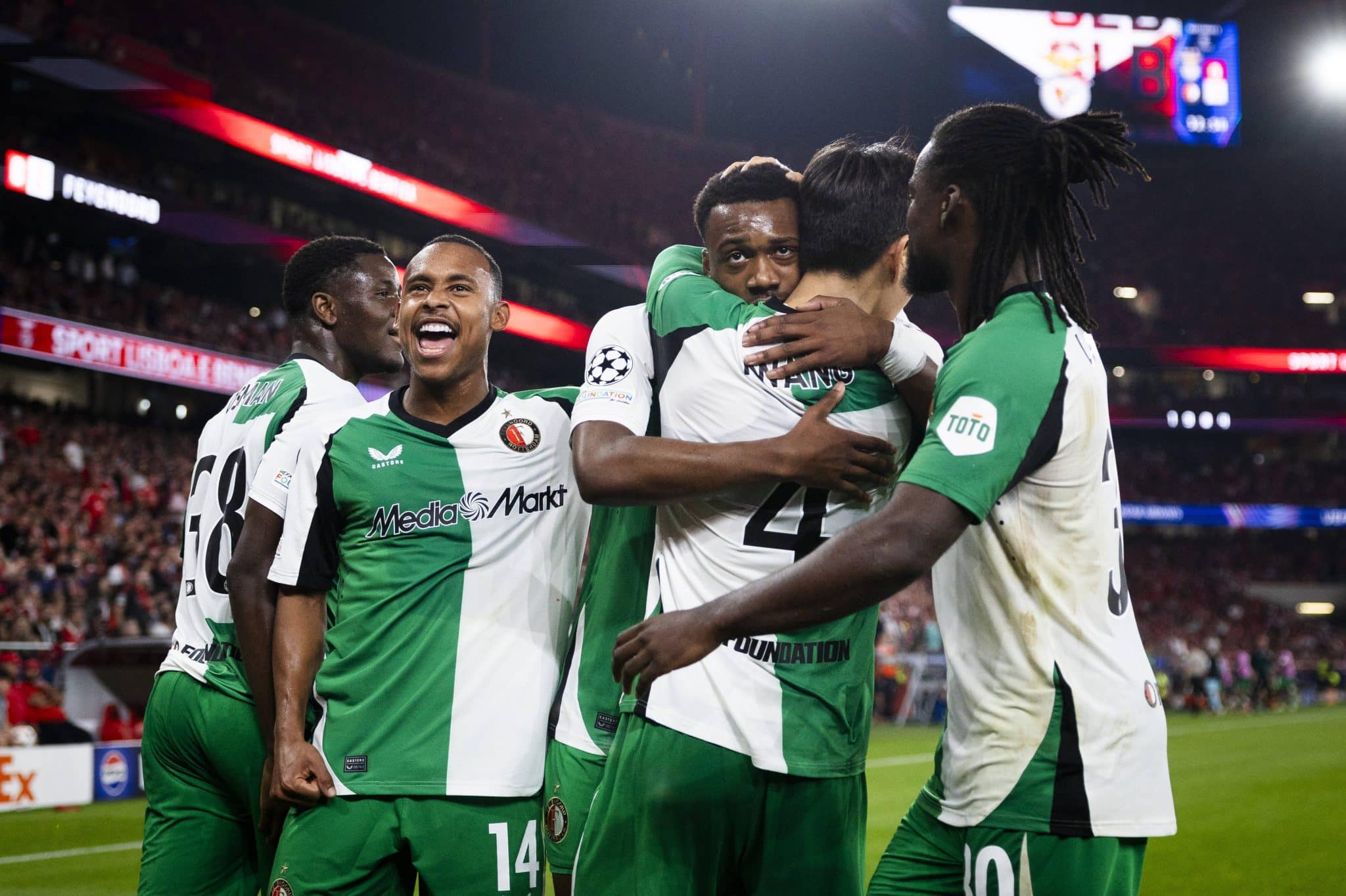 Foto: (Imago) - Igor Paix&atilde;o comandou a vit&oacute;ria do Feyenoord sobre o Benfica na Liga dos Campe&otilde;es
