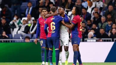 Vini Jr sai em defesa de jogadores do Barcelona ap&oacute;s racismo de torcedores do Real Madrid