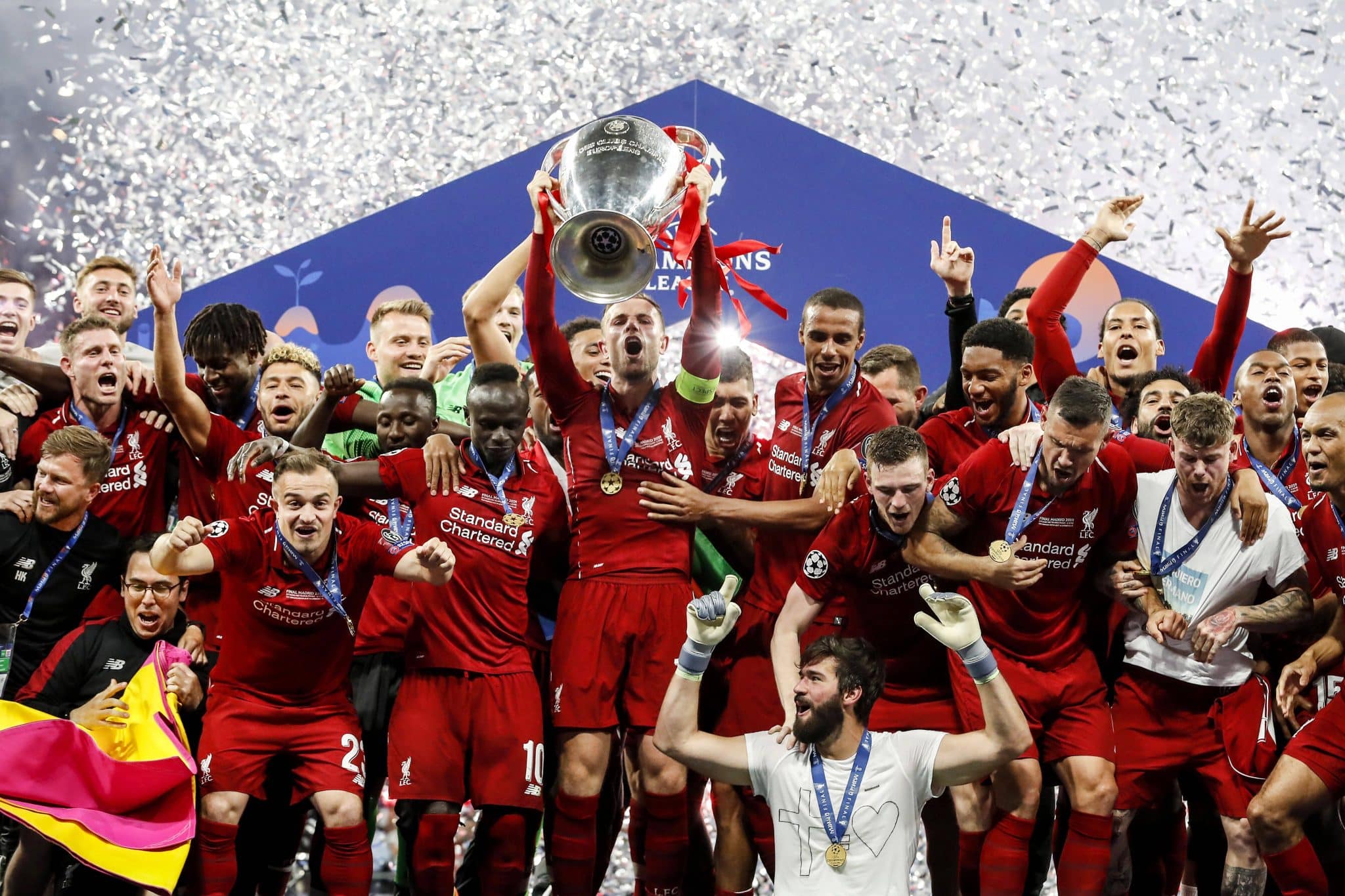Liverpool campe&atilde;o da Champions League. Foto: Imago