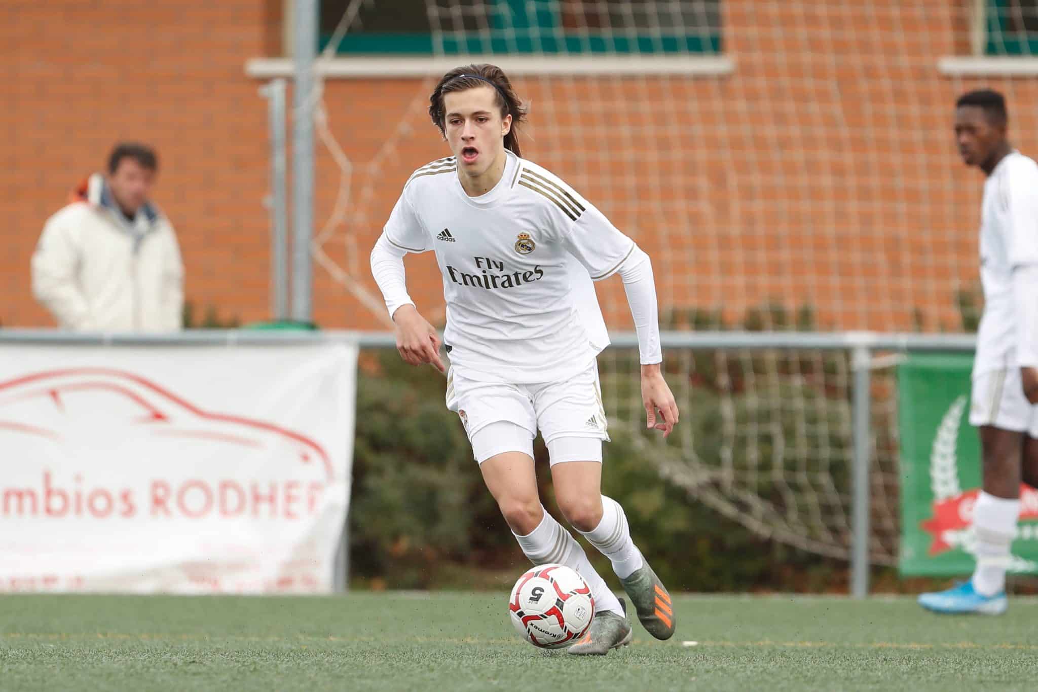 &Aacute;lvaro Fernandez na base do Real Madrid. Foto: Imago