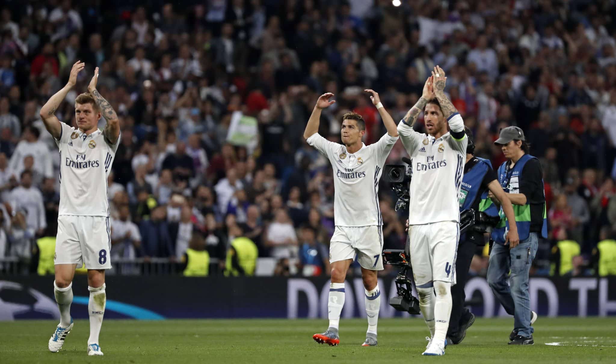 Madrid Spain 02 04 2017 UEFA Champions League 2016 17 Season Halbfinale Real Madrid Atletico